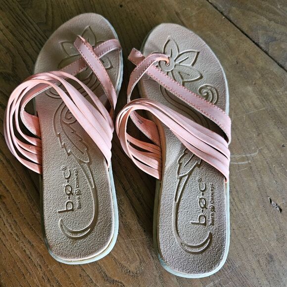 B.O.C. Born Concept Orange Strappy Sandals Women's Size 8M‎ - Picture 4 of 5